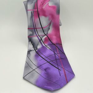 Jerry Garcia 100%Silk necktie; Collection Fifty Nine “ Poet Absorb the War”.